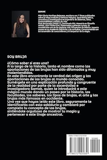 Soy bruja: SiAntete orgullosa de mostrar tu magia (Spanish Edition)