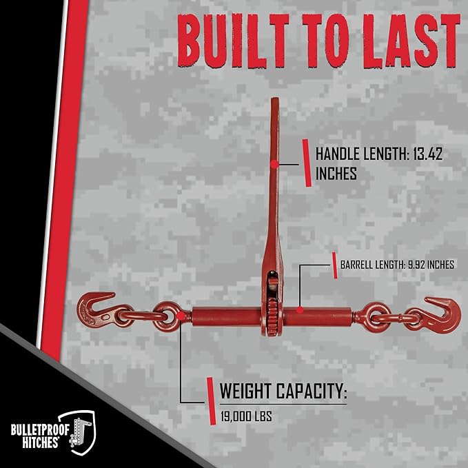 Bulletproof Medium Duty 5/16" - 3/8" Ratchet Binder