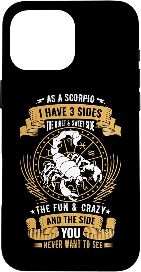 Scorpio - Zodiac Sign Birthday Astrology Scorpio Case for iPhone 16 Pro Max