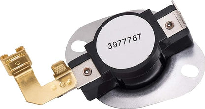BlueStars 3977767 Dryer Thermostat Replacement Part - Compatible with Whirlpool Kenmore Dryers - Replaces 3399693, WP3977767, WP3977767VP