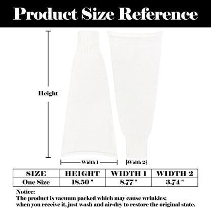 Olreco Leg Warmers Kawaii Leg Warmers Y2K Harajuku Legs Warmer for Girls Women Gyaru Cutecore Lolita Accessories Gothic Socks