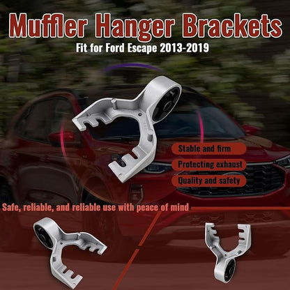2PCS CV6Z5K291K Muffler Hanger Bracket CV6Z-5K291-K Compatible with Ford Escape 2013 2014 2015 2016 2017 2018 2019,