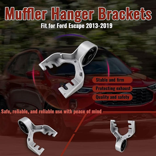 2PCS CV6Z5K291K Muffler Hanger Bracket CV6Z-5K291-K Compatible with Ford Escape 2013 2014 2015 2016 2017 2018 2019,