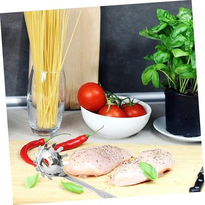 Sturdy Noodles Serving Spoon Strainer 304 Stainless Steel for Safe Cooking and Easy Cleaning