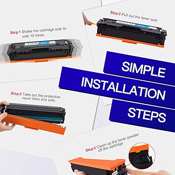 GPC Image Compatible Toner Cartridge Replacement for HP 202X 202A CF500X CF500A to use with Pro MFP M281fdw M254dw M281cdw M281 M281dw M280nw Toner Printer Tray (1 Magenta)