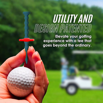 YATTA Golf Telos Premium Golf Tees, Adjustable  Durable Golf Tees, Tee Off with Greater Consistency and Shoot Better Scores
