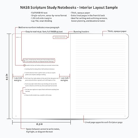 NASB Scripture Study Notebook: John: NASB