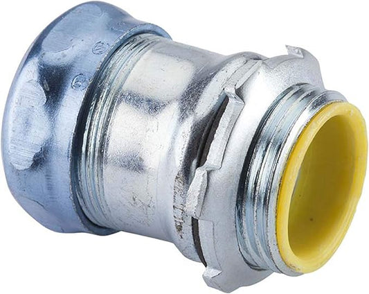 Halex, 34 in. Electrical Metallic Tube (EMT) Rain Tight Connectors with Insulated Throat , 29252, 3 per pack