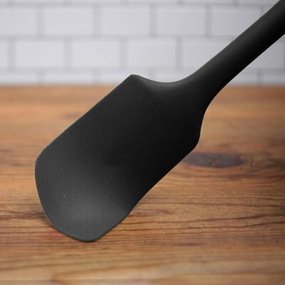 RSVP International (ESP-WH) Ela's Favorite Silicone Spatula, Black, 11"  BPA-Free Silicone  Scrape Batters, Flip Eggs, Ice Cakes,  More  Dishwasher Safe  Heat Resistant  Cooking, Baking  More