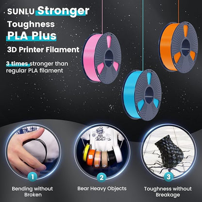 SUNLU PLA Plus Filament 1.75mm Olive Green 1KG