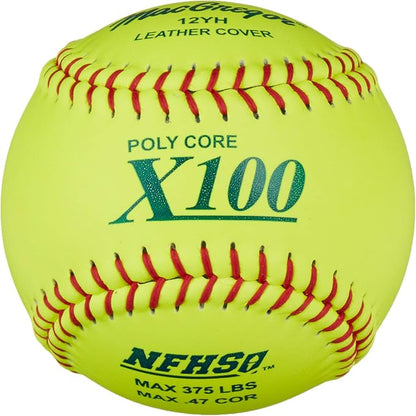 MacGregor NFHS Fast Pitch Softball, 12-inch (One Dozen)