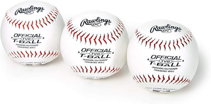 Rawlings  Official T-Balls  TVB  Youth6u  3 Count  Sponge Rubber Core  IndoorOutdoor