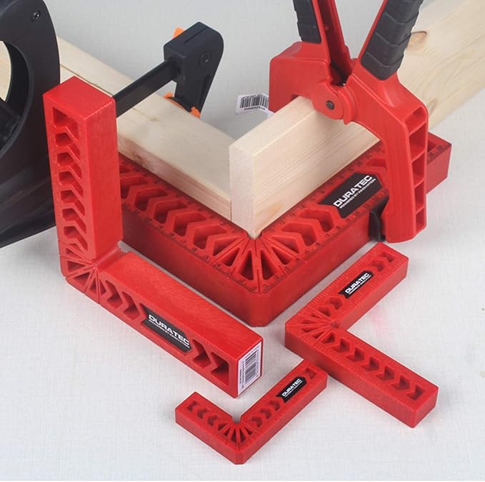 Positioning Squares, Woodworking Tool, Clamping 90 Degree Angles for Picture Frames, Boxes, Cabinets or Drawers (Set of 2) 6-Inch