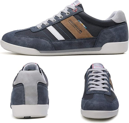 AX BOXING Mens Casual Shoes Fashion Sneakers Breathable Comfort Walking Shoes for Male | Low Top, Lightweight Flexible Upper, Cushioned, Slip?Resistant Rubber, All?Day Comfort For Wear, Work, Travel
