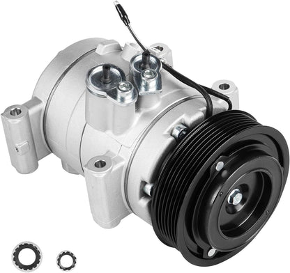 Air Conditioning Compressor & A/C Clutch for Toyota Tacoma 2.7L 4.0L 2005 2006 2007 2008 2009 2010 2011 2012 2013 2014 2015, 1010835 1110835 1210835, Without sensor, Replace CO 10835C
