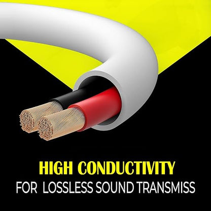 PAKA TOOLS Speaker Wire (100 Feet) (Copper Clad Aluminum) - Fire Safety in Wall Rated Audio Speaker Wire Cable  CL2 Rated  2 Conductors - CCA, 100ft,ONE Spool (12 Gaige)
