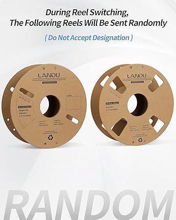 LANDU Silk PLA Filament 1.75mm Silver 1KG, 3D Printer Filament Dimensional Accuracy - 0.02mm, 1kg Cardboard Spool(2.2lbs), Neatly Wound 3D Printing Filament Fits for Most FDM 3D Printers, Silver