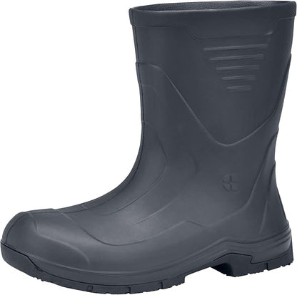 Shoes for Crews Unisex Soft Toe Slip-Resistant Work Boots - EH-Rated, Non-Slip Safety Boots for Men & Women - Ideal for Tradesmen, Foremen & Job site Crews - Bullfrog II