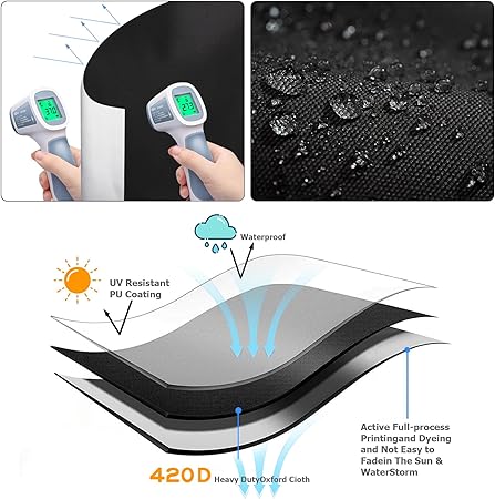 100 Blackout Curtains for Bedroom, Portable Blackout Shades, No Drill Black Out Window Blinds, Cut to Any Size, for Home Baby Nursery Travel Dorm (138" x 57")