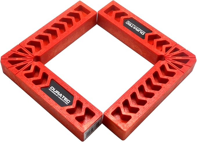 Positioning Squares, Woodworking Tool, Clamping 90 Degree Angles for Picture Frames, Boxes, Cabinets or Drawers (Set of 2) 6-Inch