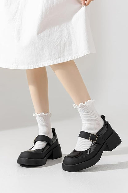 Women's Trim Ruffle Frilly Turn Cuff Socks - Cute Vintage Dress Crew Ankle Boot Socks