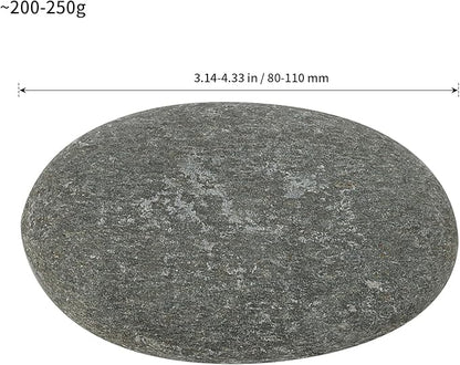 SHEUTSAN 9 PCS 3-4 Inch River Painting Rocks, Crafts Stones, Flat Rocks, Smooth Painting Stone for DIY Project, Hand Crafts