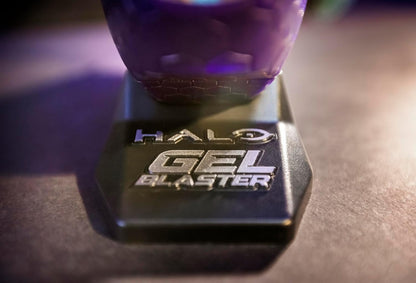 Gel Blaster Halo Plasma Blaster – Type-25 Glow-in-the-Dark Gel Ball Blaster, Includes Tracer Function – Officially Licensed Replica - 14+