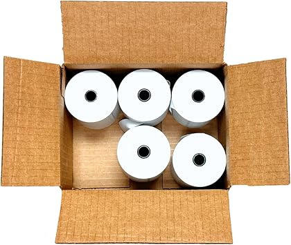 Thermal Paper 3 18 x 230ft, 5 Rolls Receipt Paper Work, Cash Register Paper, BPA Free