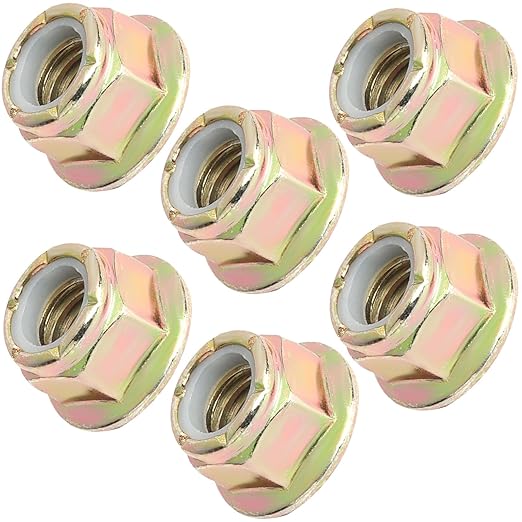 4 Pack Deck Wheel Bolts and locknut kit Compatible with Exmark Lawn mowers 103-3168 103-4051 1-603299 1-603602 PL7540 225-205,More 58" bore Wheel
