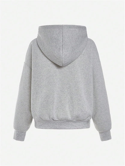 Buffbunny Women's Zip Up Oversized Hoodie Long Sleeve Drop Shoulder Hooded Sweatshirts