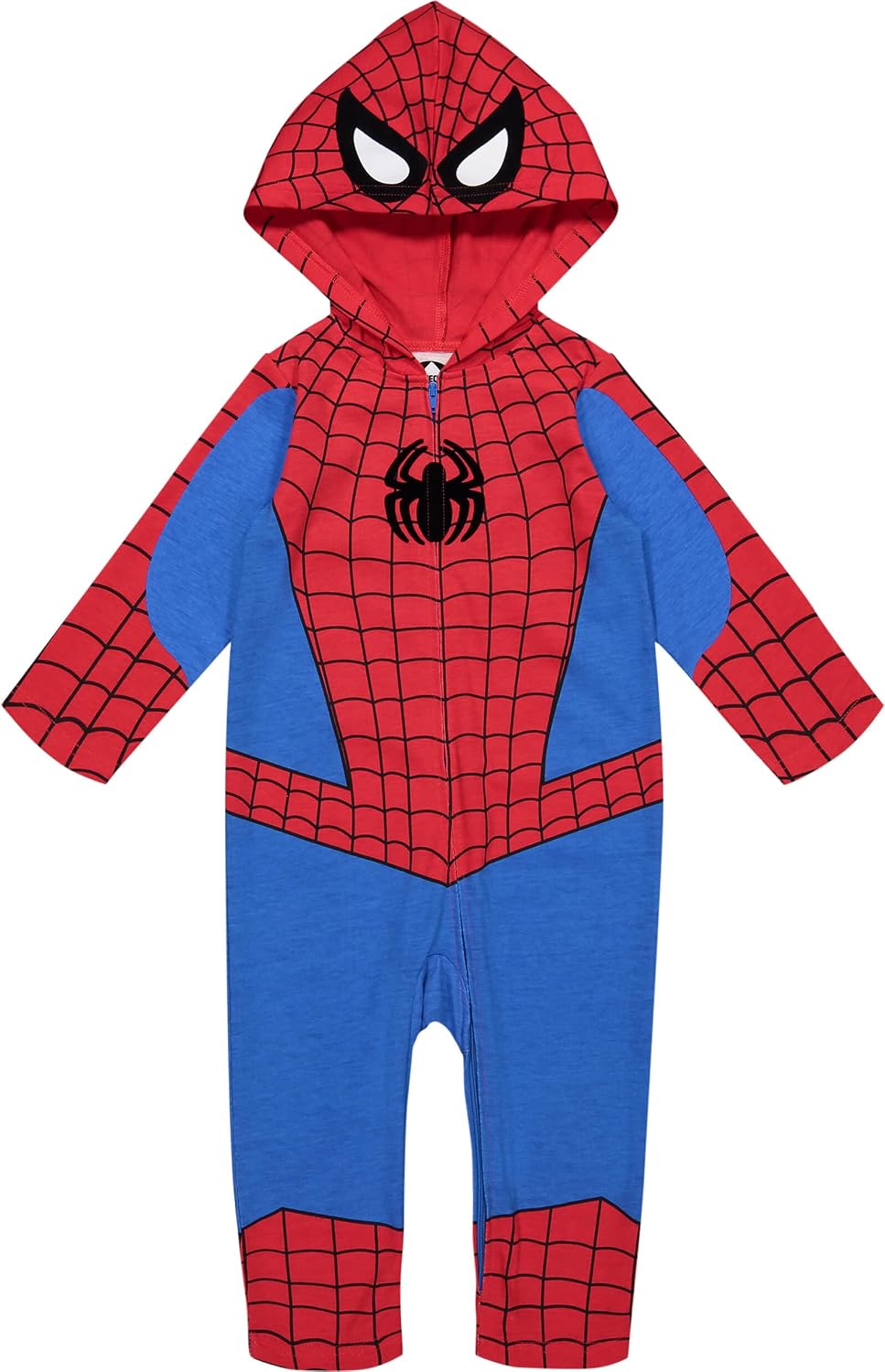Spider-Man Zip Up Cosplay Coverall Newborn to Little Kid
