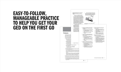 Realistic practice, proven strategies, expert guidance, diagnostic pretest, 2 full-length practice tests, over 1,000 practice questions.
