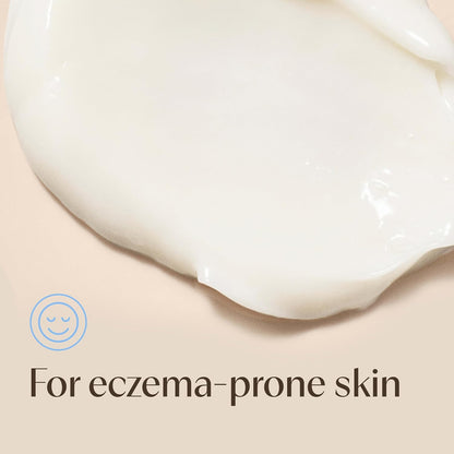 This hypoallergenic, fragrance-free balm helps moisturize and strengthen baby's skin barrier to prevent and relieve eczema.