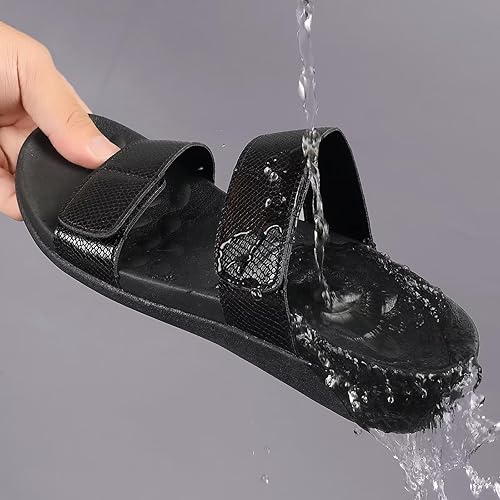 MEGNYA Orthotic Sandals for Women, Plantar Fasciitis Sandals for Flat Feet, Orthopedic Walking Slide Sandals with Arch Support