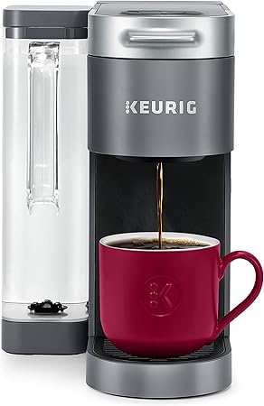 Keurig K-Supreme Coffee Maker, Single Serve K-Cup Pod Coffee Brewer Machine, With MultiStream Technology, 66 Oz Dual-Position Reservoir, and Customizable Settings, Gray