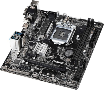 ASRock B360M-HDV LGA1151/Intel B360/DDR4/Quad CrossFireX/SATA3&USB3.1/M.2/A&GbE/MicroATX Motherboards