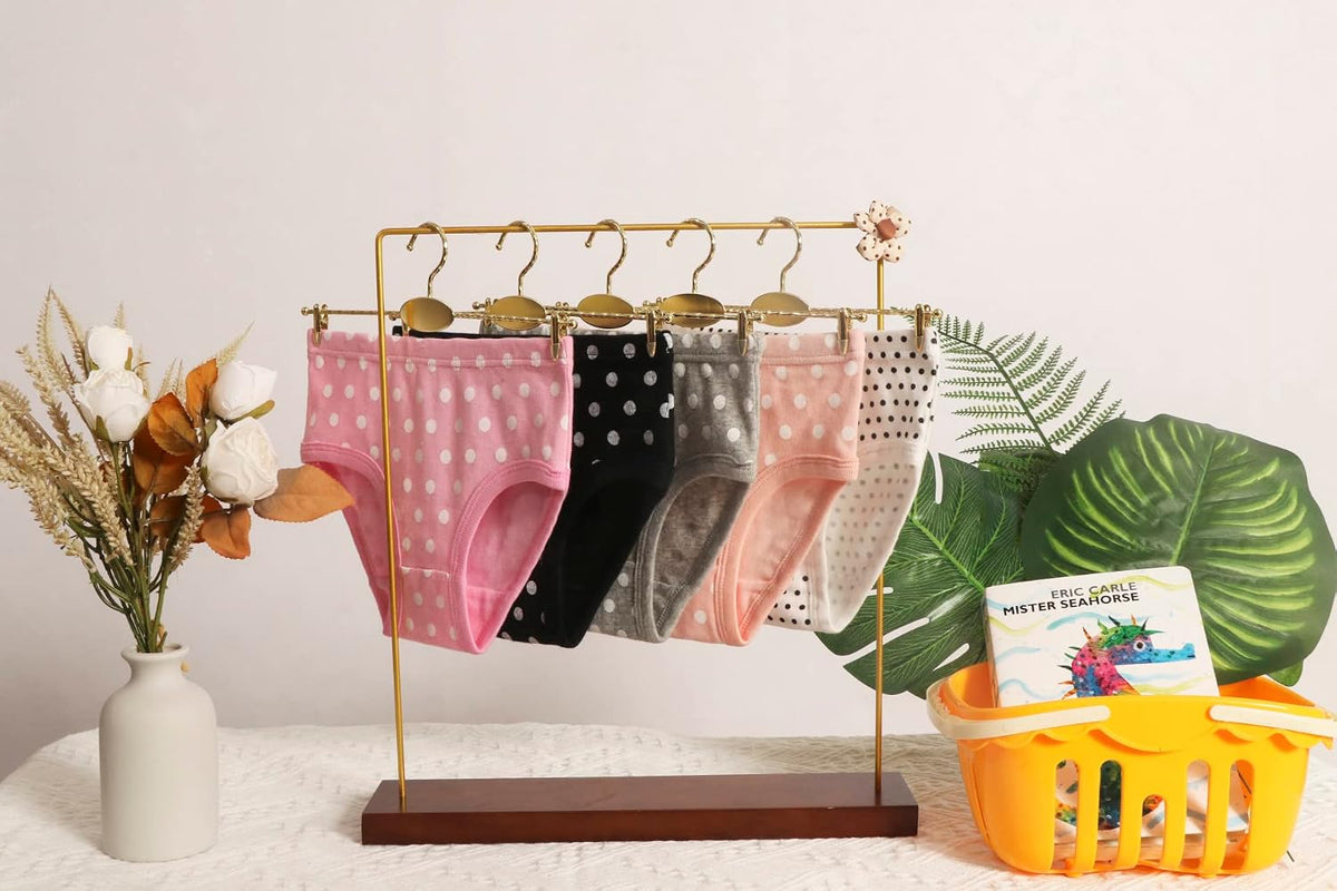 Winging Day Little Girls' Cotton Panties Baby Toddler Soft Underwear Multipack ( 5 Pack ) )