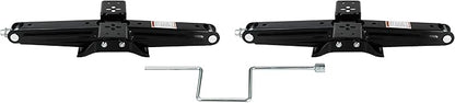 Quick Products QP-RVJ-S24 RV Stabilizing and Leveling Scissor Jack, 5,000 lbs. Max, 24" - Pair, Silver