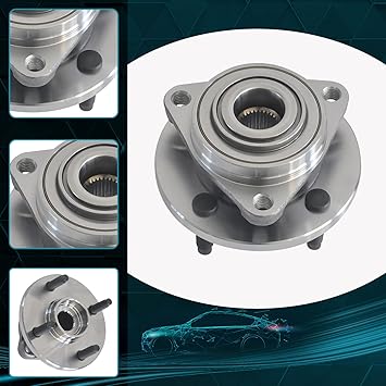 IRONTEK 513205 Front Left  Right Wheel Hub  Bearing Assembly (4Lug NonABS) fits 05-10 Chevy Cobalt, 03-07 Saturn Ion, 07-10 Pontiac G5, 05-06 Pontiac Pursuit 1PCS