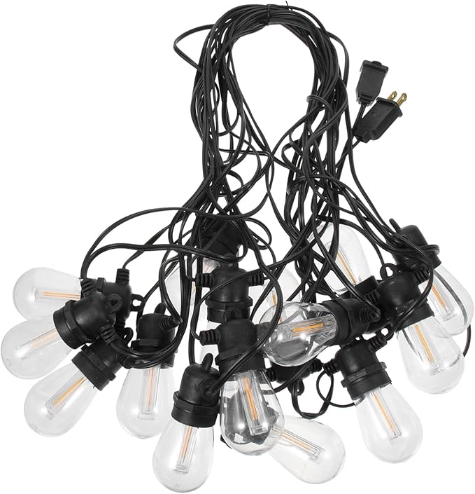 Veemoon 15M Decorative String Lights Led String Light for Outdoor Waterproof Camping Lamp US Plug