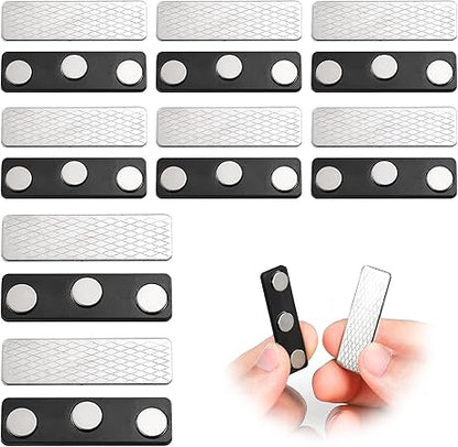 8 Pairs Magnetic Curtain Closure, Blackout Blind Accessory for Window Blinds Curtain Closure with Adhesive Curtain Magnets Clips for Blackout Curtains