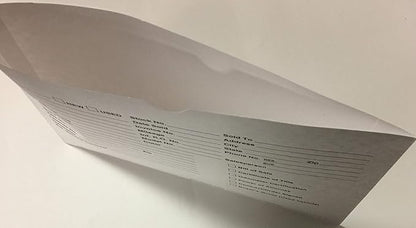 Vehicle Deal Jacket - Car Sales Envelope - White (P6) (100)