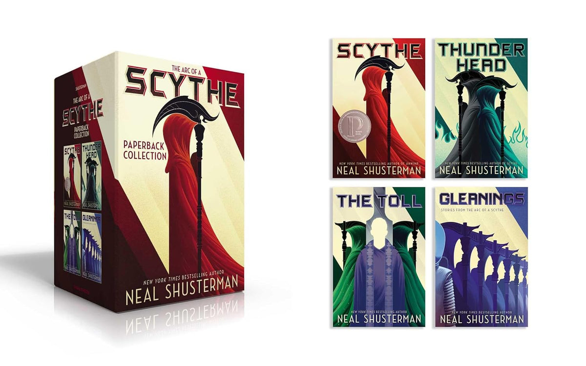 The Arc of a Scythe Paperback Collection (Boxed Set) by Neal Shusterman: Scythe; Thunderhead; The Toll; Gleanings