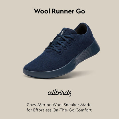 Allbirds Women's Wool Runner Go, Breathable Merino Wool Sneakers