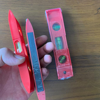 3 PCS Magnetic Torpedo Level, 6 Inch 4590180 Bubbles, Shock Resistant Magnetic Level Tool for Measuring
