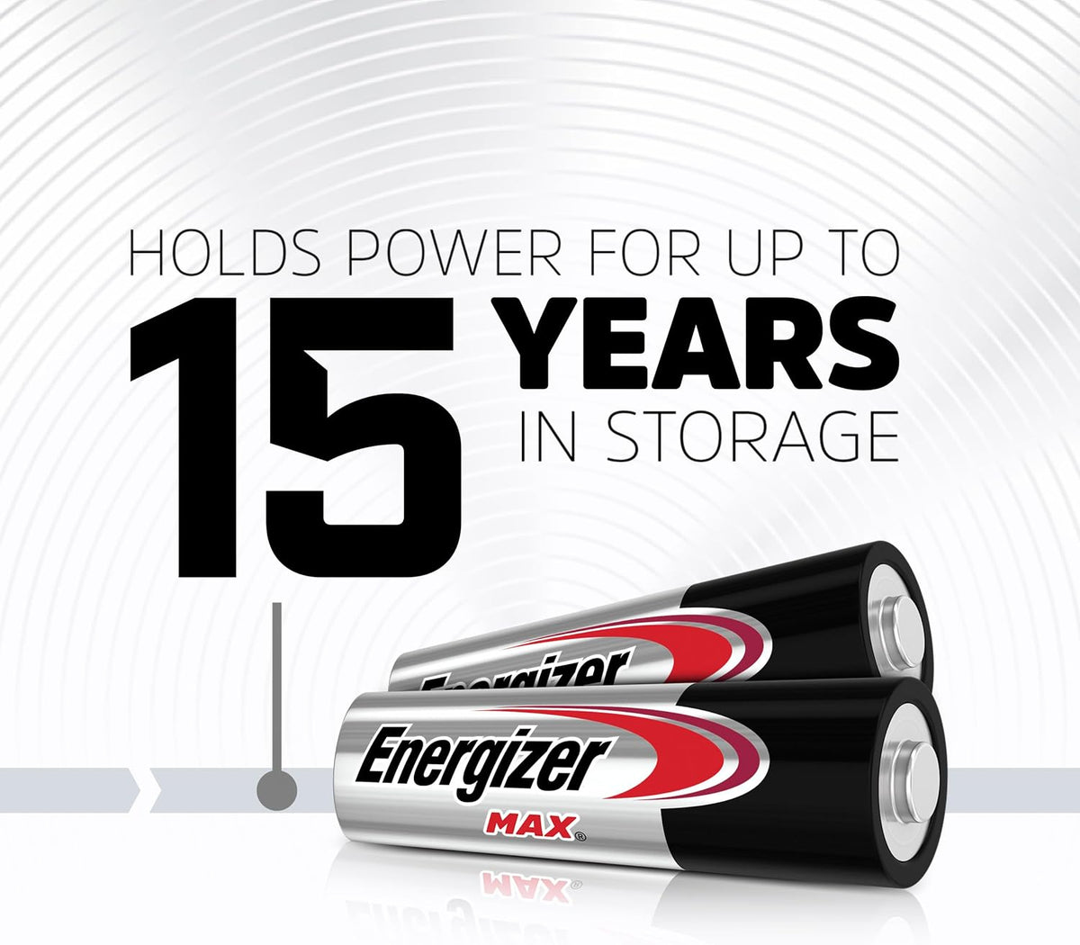 Energizer MAX Alkaline Double A Batteries, 2 Count, Long-Lasting AA Batteries, Suitable for Kids' Toys and Everyday Electronics