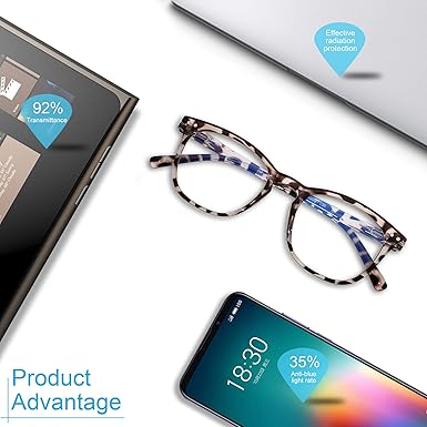 ANDWOOD Blue Light Blocking Glasses Women Men Computer Small Face Frame Bluelight Blocker Teens