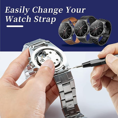 Eventronic Watch Repair Kit, Professional Watch Battery Replacement Tool, Watch Link  Back Removal Tool, Spring Bar Tool Set with Carrying Case for Men Women