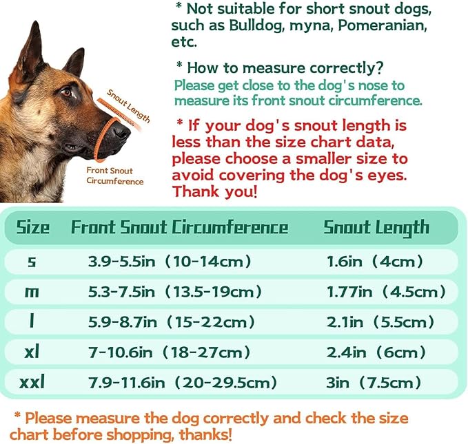 [New] Dog Muzzle for Small Dogs, Muzzl to Prevent Biting, Soft Muzzle with Reflective & Adjustable Strap,Breathable Dog Mouth Guard for Biting Chewing, Allow Panting Drinking (Black,S)