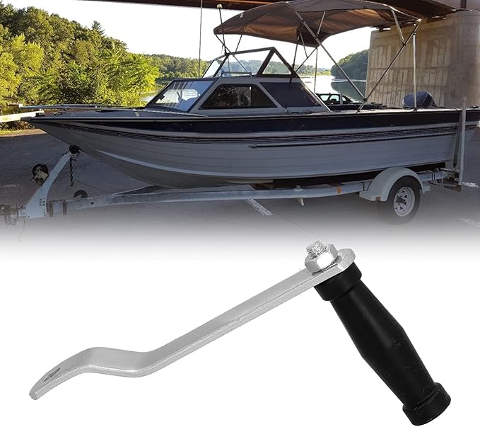 Acouto Replacement Winch Handle Ergonomic Winch Handle Crank Comfortable Grip Replacement Accessory for Boat Trailer Marine Sailboat